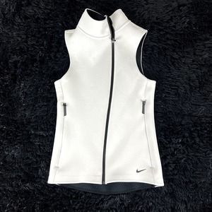 womens small white nike therma fit vest
